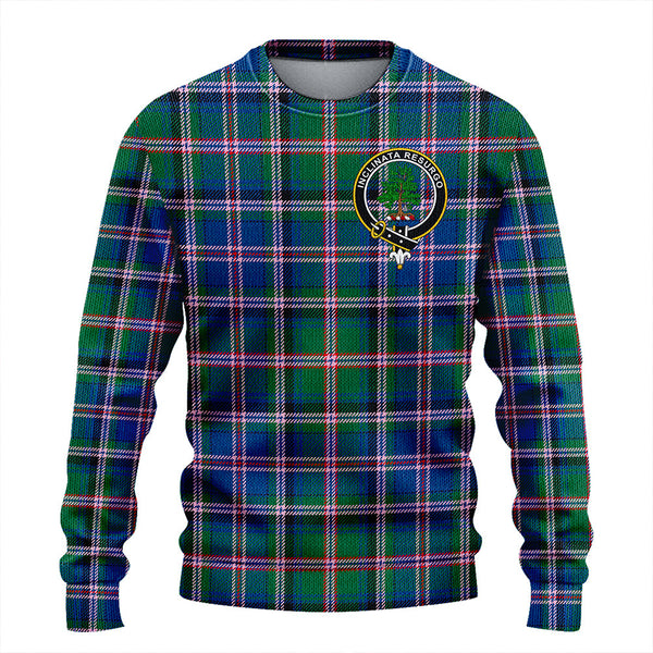 Couper (Cooper) Modern Clan Badge Tartan Knitted Sweater