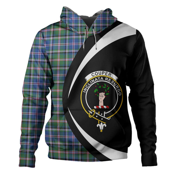 Couper (Cooper) Modern Clan Badge Tartan Hoodie Circle Style