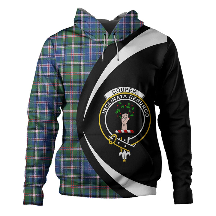 Couper (Cooper) Modern Clan Badge Tartan Hoodie Circle Style
