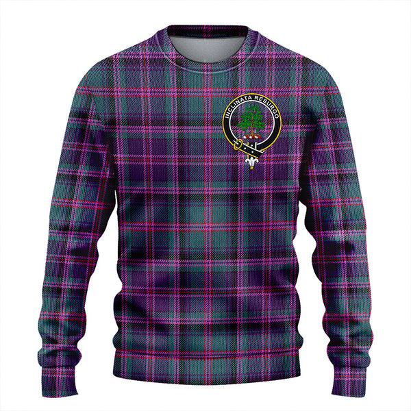 Couper (Cooper) Weathered Clan Badge Tartan Knitted Sweater