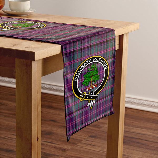 Couper (Cooper) Weathered Clan Badge Tartan Table Runner