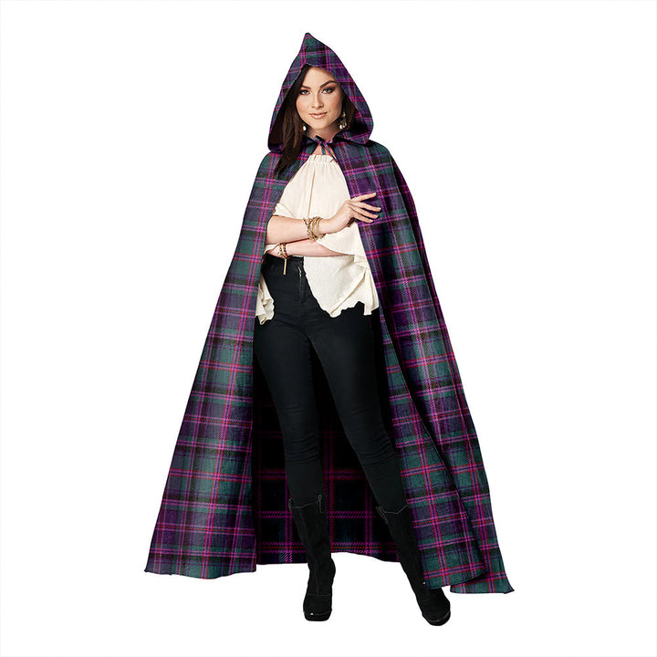 Couper (Cooper) Weathered Clan Badge Tartan Hooded Cloak