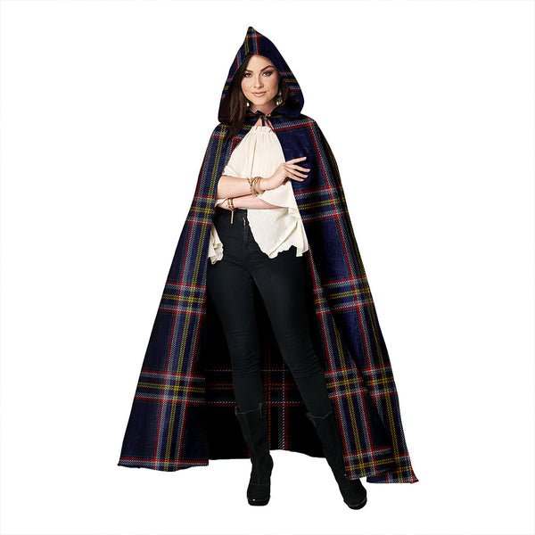 Crichton (Creighton) Modern Clan Badge Tartan Hooded Cloak