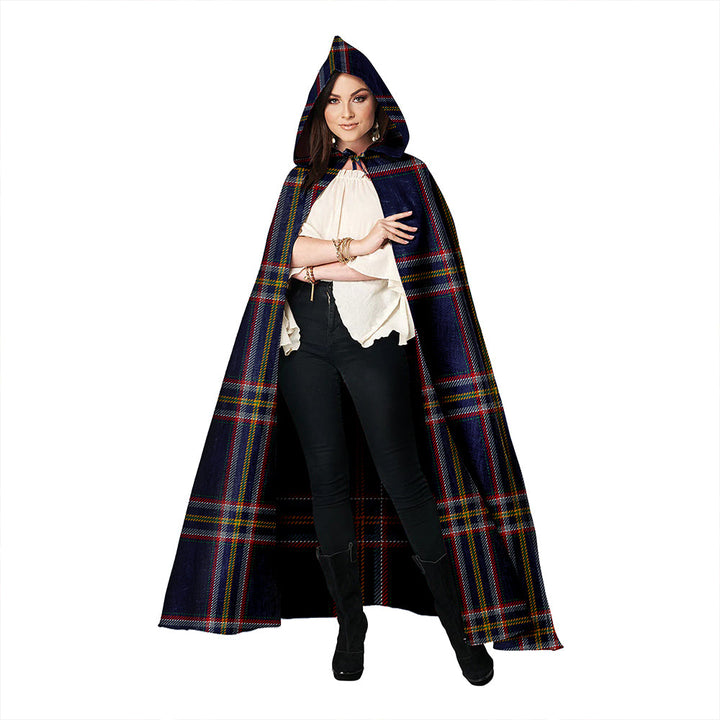 Crichton (Creighton) Modern Clan Badge Tartan Hooded Cloak