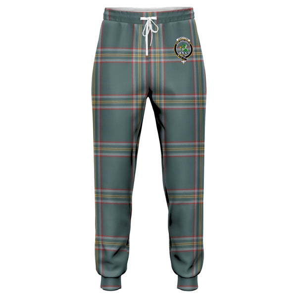 Crichton (Creighton) Weathered Clan Badge Tartan Jogger Pants