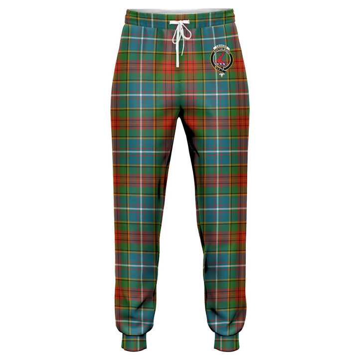 Crozier Ancient Clan Badge Tartan Jogger Pants