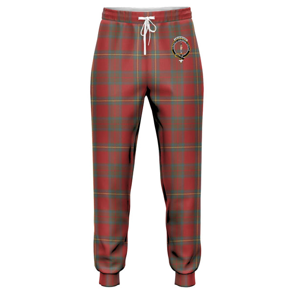 Cruikshank Weathered Clan Badge Tartan Jogger Pants