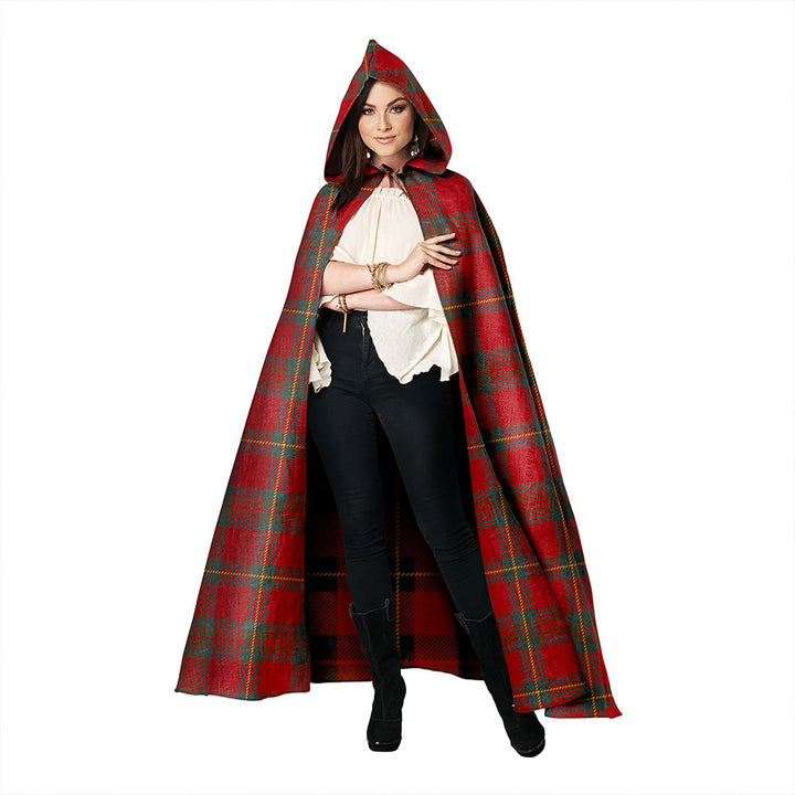 Cruikshank Weathered Clan Badge Tartan Hooded Cloak