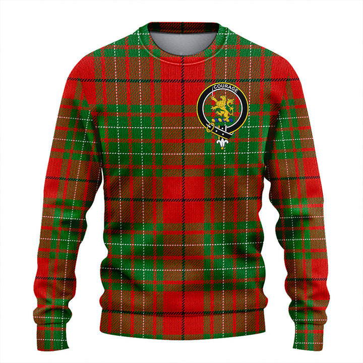 Cumming (MacAulay #2) Ancient Clan Badge Tartan Knitted Sweater