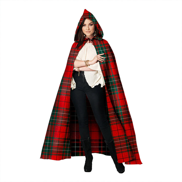 Cumming (MacAulay #2) Modern Clan Badge Tartan Hooded Cloak