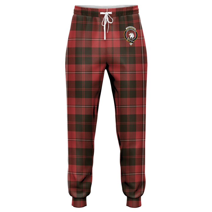 Cunningham Weathered Clan Badge Tartan Jogger Pants