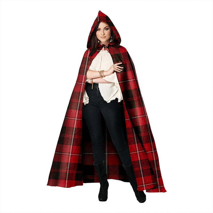 Cunningham Weathered Clan Badge Tartan Hooded Cloak