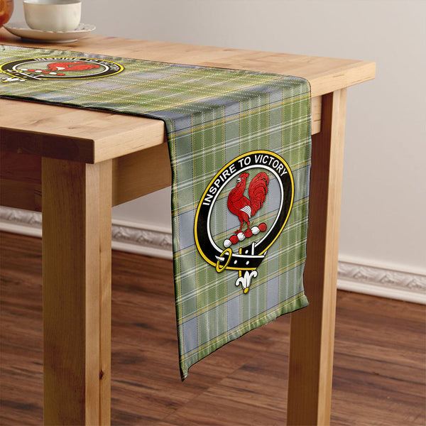 Currie Weathered Clan Badge Tartan Table Runner