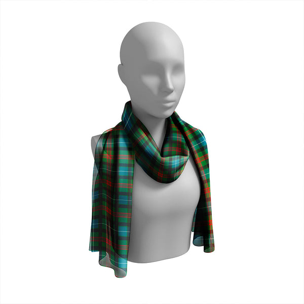 Curry (Currie) Ancient Tartan Classic Silk Habotai Long Scarf