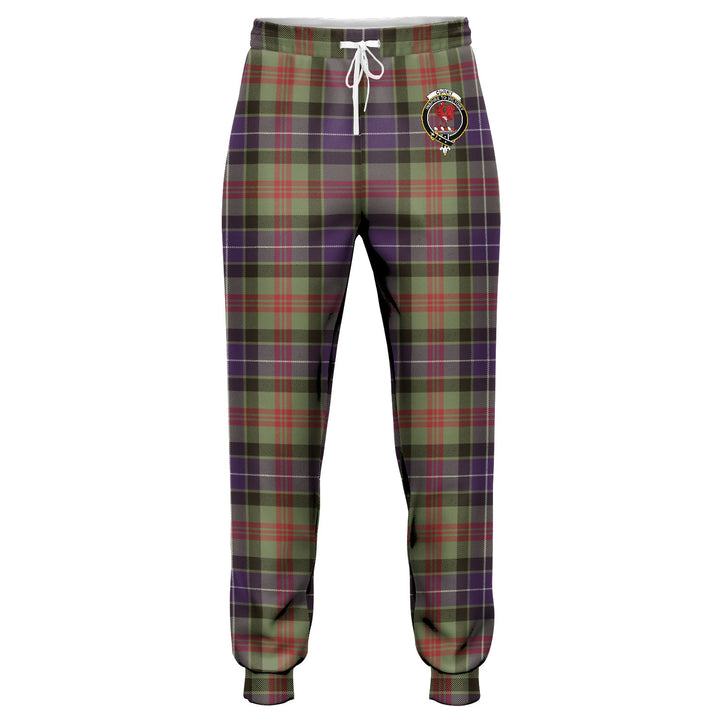 Curry (Currie) Weathered Clan Badge Tartan Jogger Pants