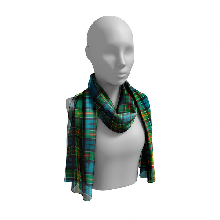 Cusack Ancient Tartan Classic Silk Habotai Long Scarf
