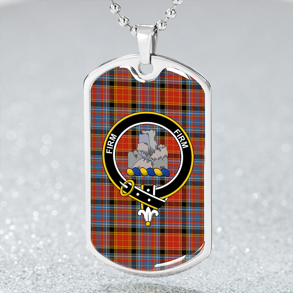 Dalrymple of Castleton Ancient Clan Badge Classic Tartan Dog Tag ...