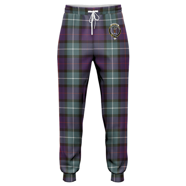 Davidson Weathered Clan Badge Tartan Jogger Pants