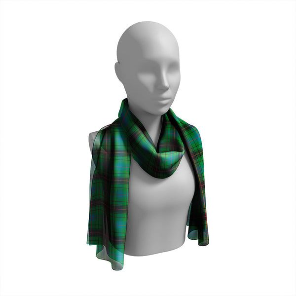 Davidson (Vestiarium Scoticum) Ancient Tartan Classic Silk Habotai Long Scarf