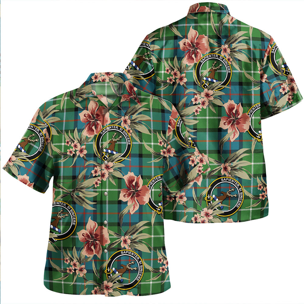Scottish Tartan MacIsaac Ancient Clan Hawaiian Shirt Tropical Old Style main image 1