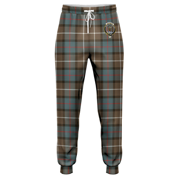 Davidson of Tulloch Weathered Clan Badge Tartan Jogger Pants