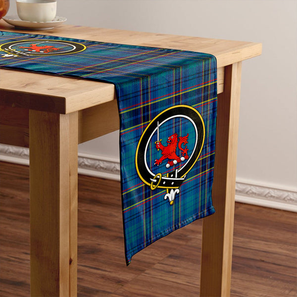Dempster Modern Clan Badge Tartan Table Runner