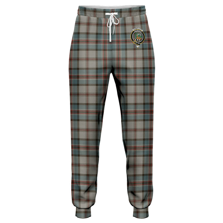 Dinwoodie Weathered Clan Badge Tartan Jogger Pants