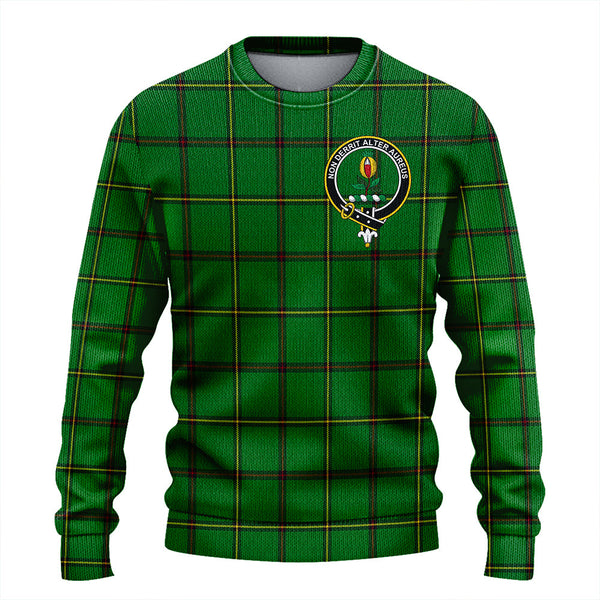 Don (Tribe of Mar) Clan Badge Tartan Knitted Sweater