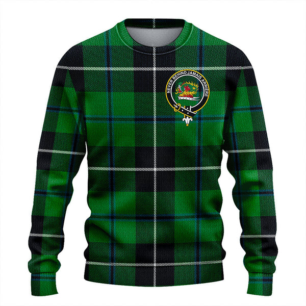 Douglas Ancient Clan Badge Tartan Knitted Sweater