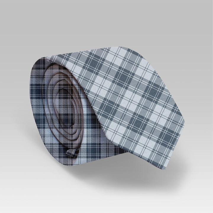 Douglas Grey Modern Tartan Classic Tie