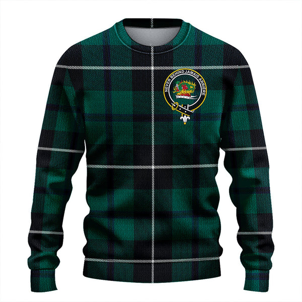 Douglas Modern Clan Badge Tartan Knitted Sweater