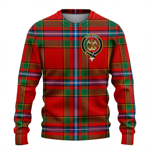 Drummond of Fingask Ancient Clan Badge Tartan Knitted Sweater