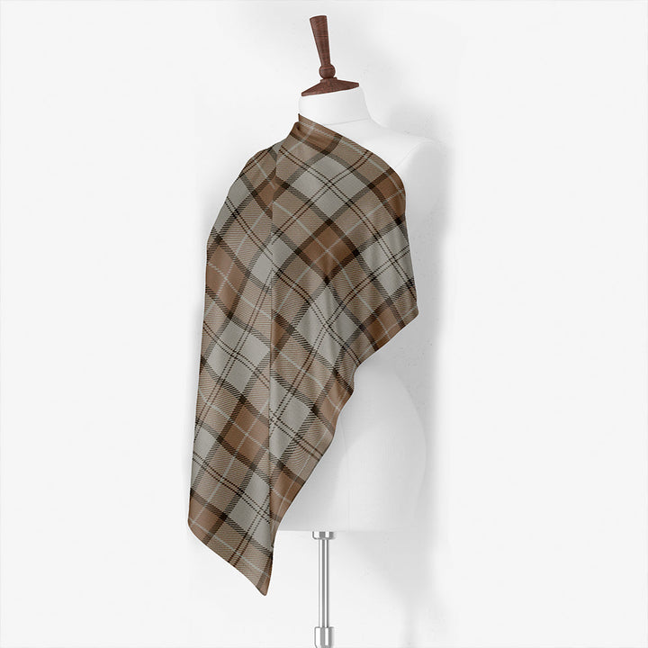 Dunbar Hunting Modern Tartan Classic Silk Habotai Square Scarf