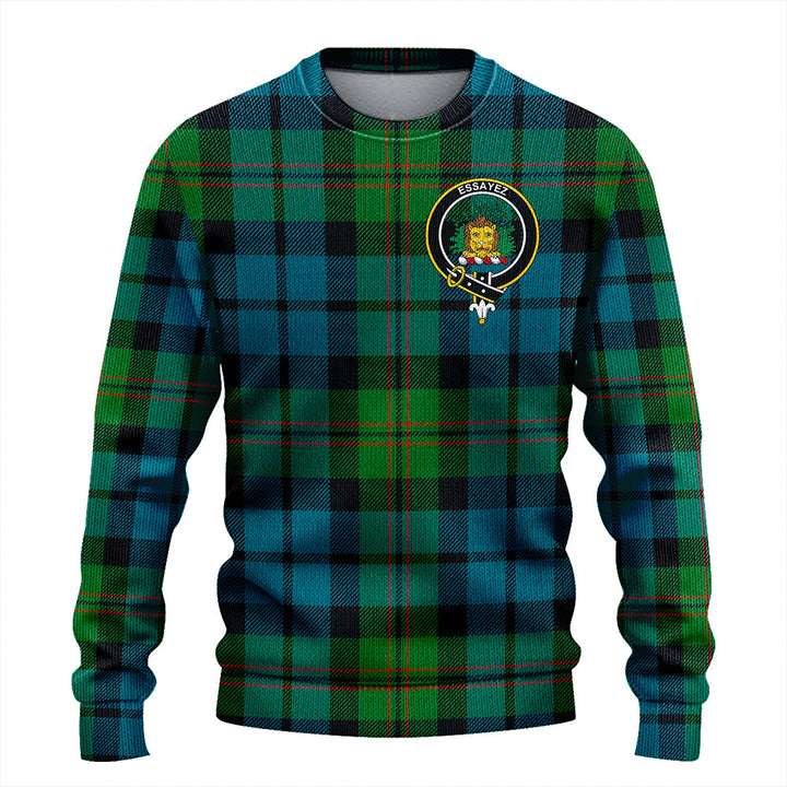 Dundas Ancient Clan Badge Tartan Knitted Sweater
