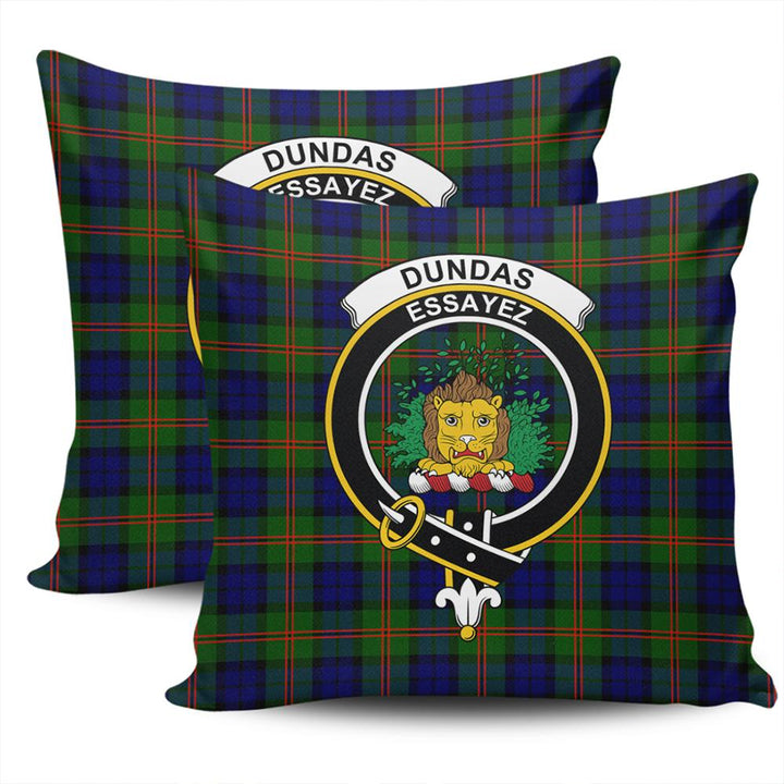 Dundas Modern Tartan Classic Crest Pillow Cover