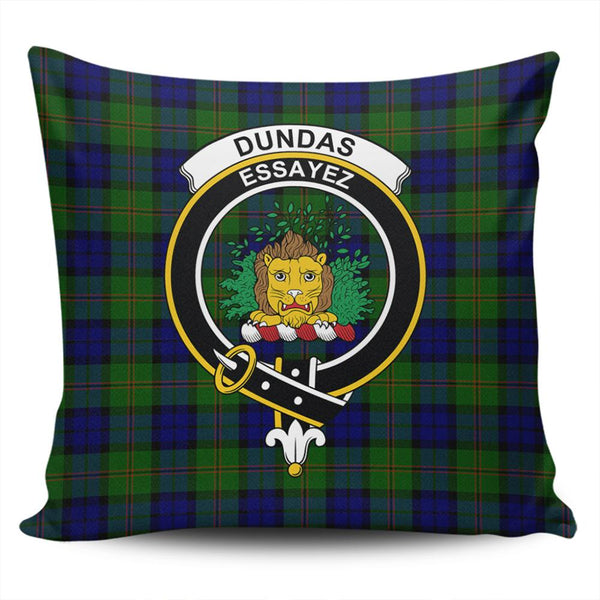 Dundas Modern 02 Tartan Classic Crest Pillow Cover