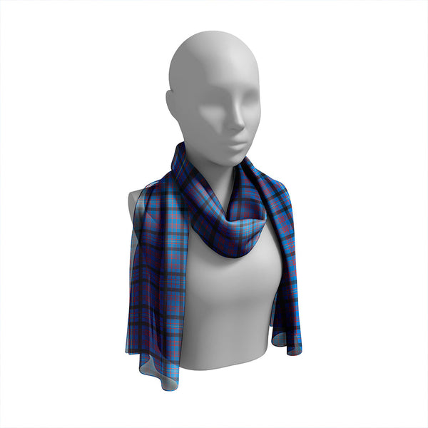 Dundonald Ancient Tartan Classic Silk Habotai Long Scarf