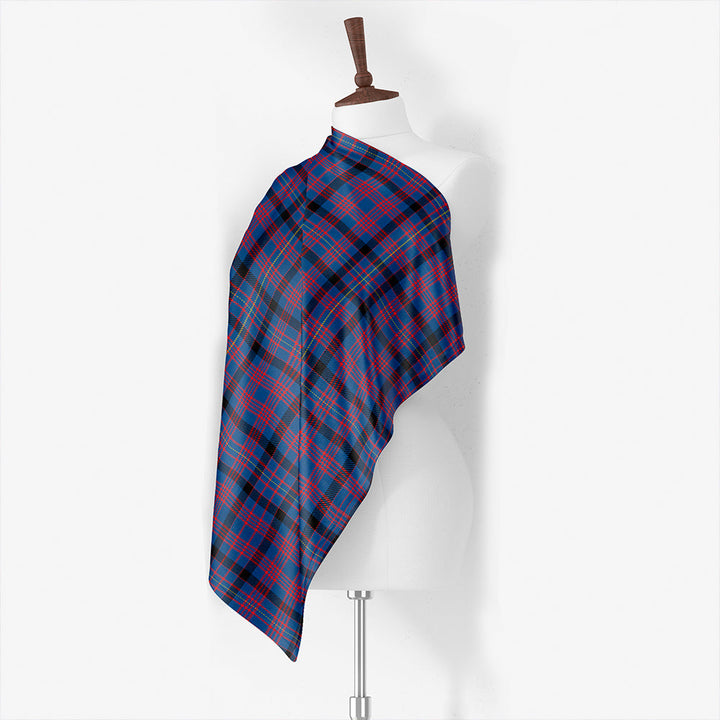 Dundonald Ancient Tartan Classic Silk Habotai Square Scarf