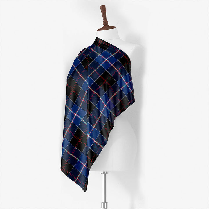 Dunlop Hunting Weathered Tartan Classic Silk Habotai Square Scarf