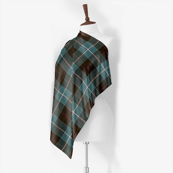 Dunlop Modern Tartan Classic Silk Habotai Square Scarf
