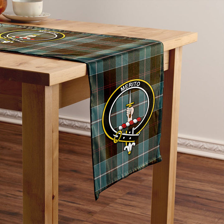 Dunlop Weathered Clan Badge Tartan Table Runner