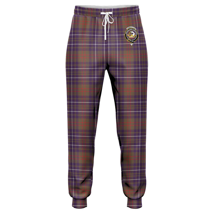 Edmonstone Weathered Clan Badge Tartan Jogger Pants