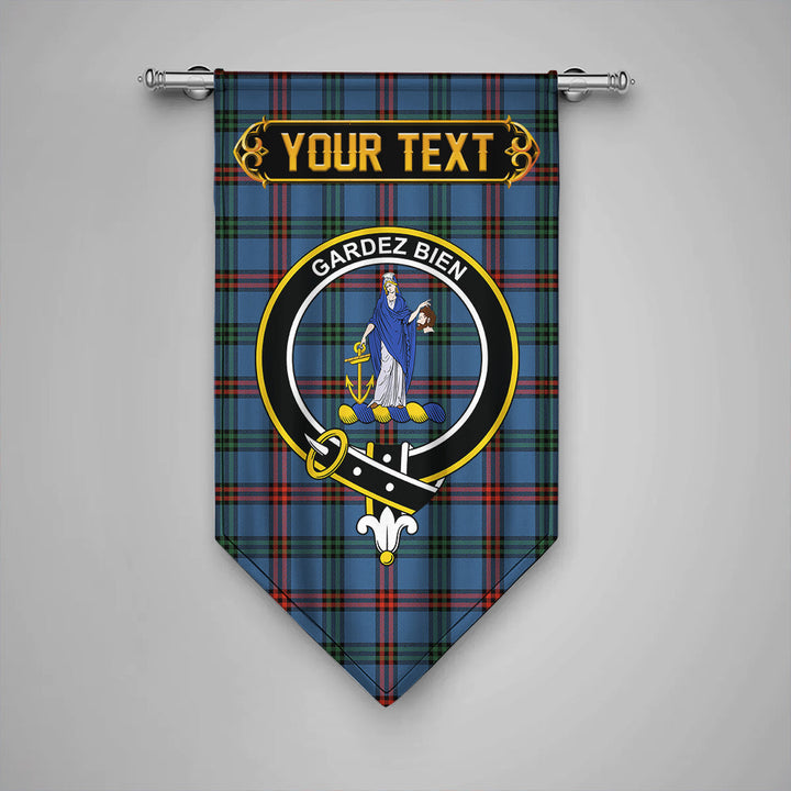Eglinton District (Montgomery of Ayrshire) Ancient Clan Badge Tartan Gonfalon Personalize