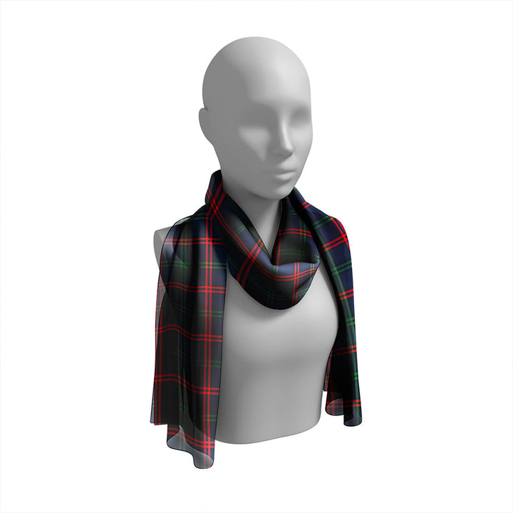 Eglinton District (Montgomery of Ayrshire) Modern Tartan Classic Silk Habotai Long Scarf
