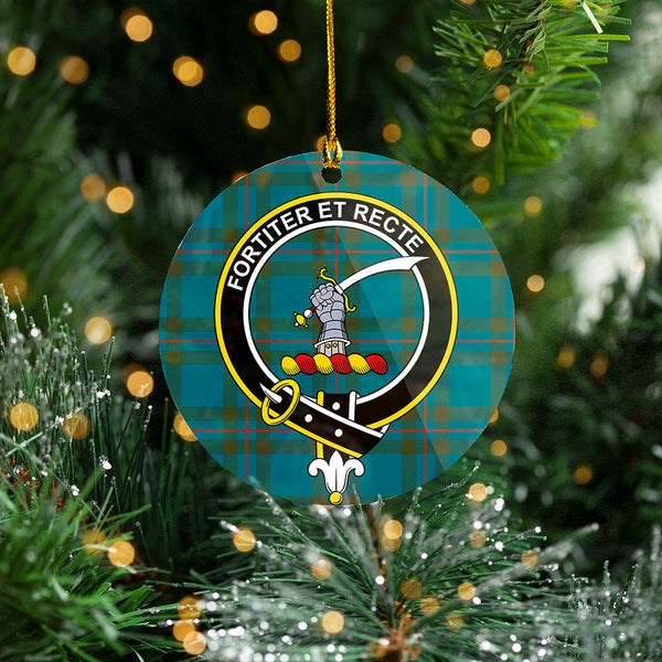Elliot (Ellot) Ancient Clan Badge Tartan Plastic Christmas Ornaments