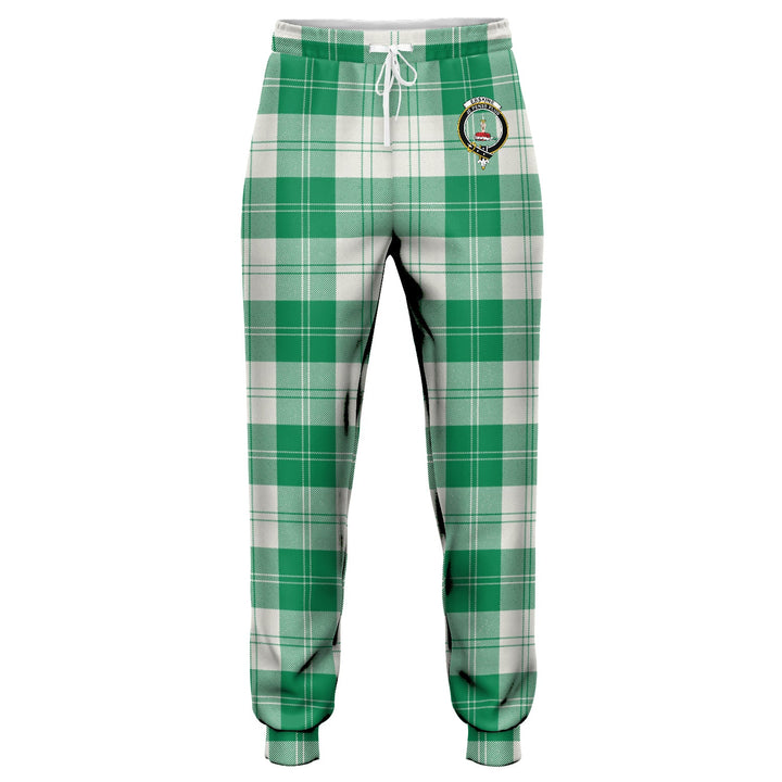 Erskine Green Clan Badge Tartan Jogger Pants