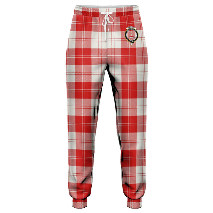 Erskine Red Clan Badge Tartan Jogger Pants