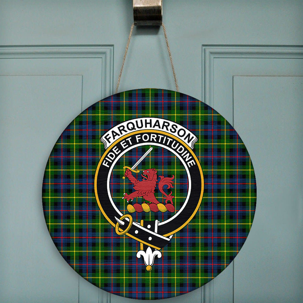 Farquharson Ancient Tartan Crest T-shirt - Alba Celtic Style main image 0