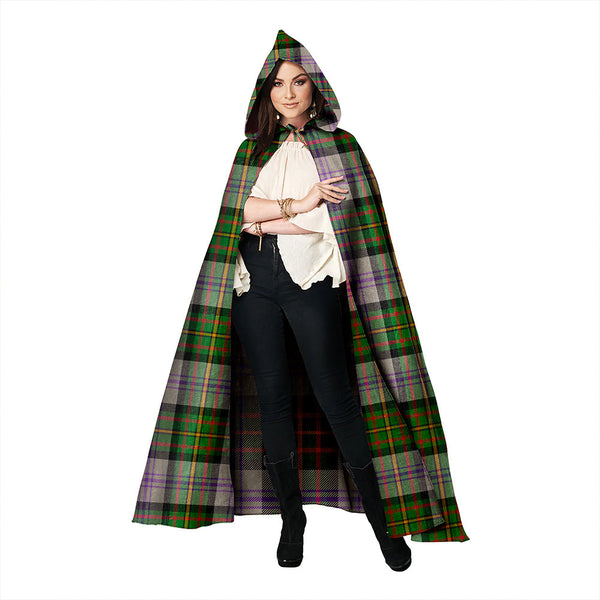 Firth of Tay (Gillies Dress) Ancient Clan Badge Tartan Hooded Cloak