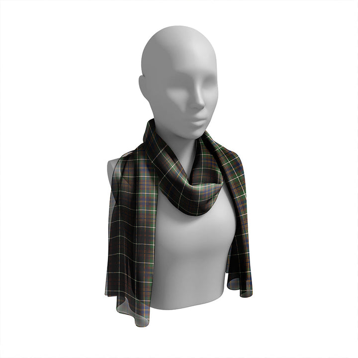 Forbes of Druinnor Modern Tartan Classic Silk Habotai Long Scarf
